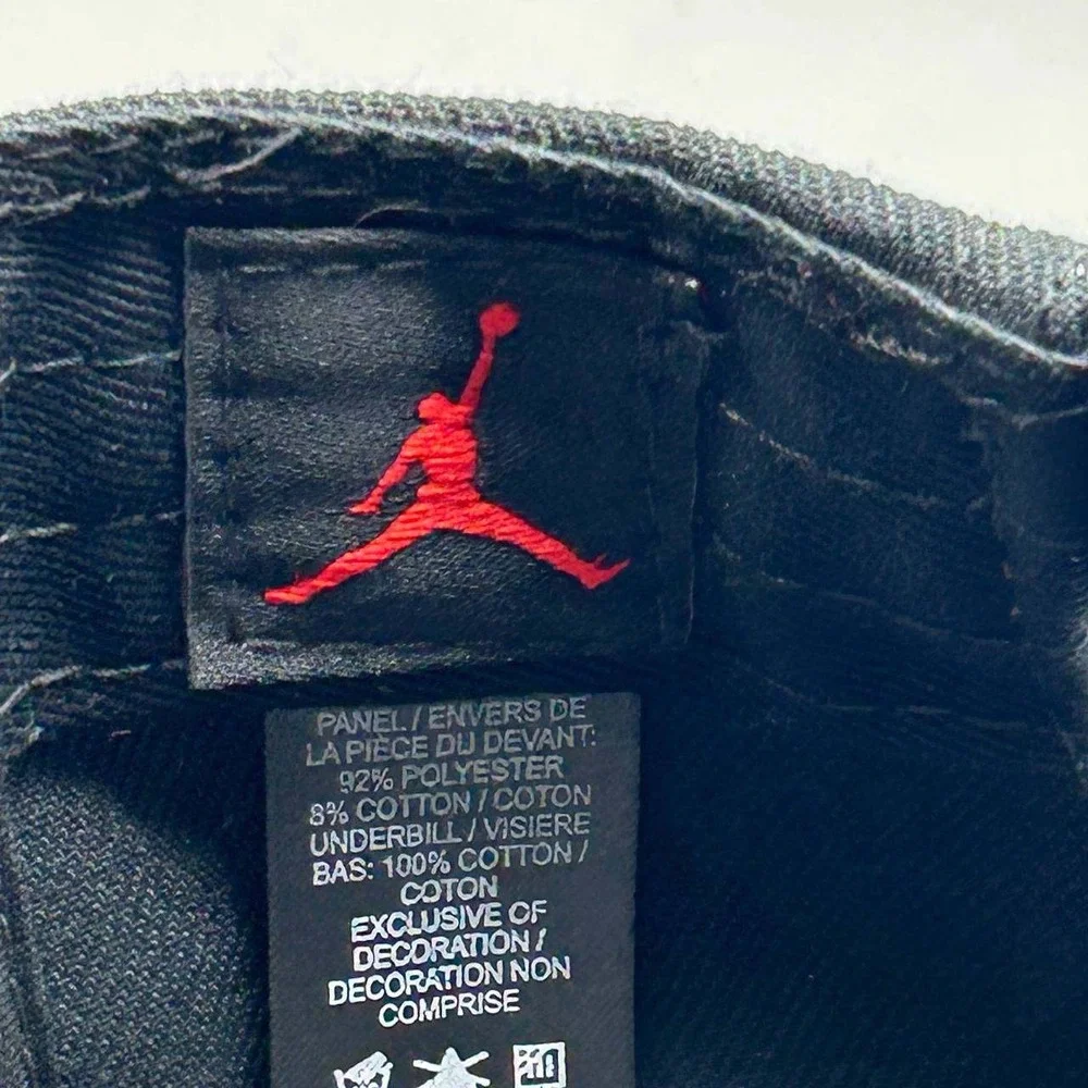Air Jordan Hat Men Black Embroidered Jumpman Nike Air Snap Back Cap